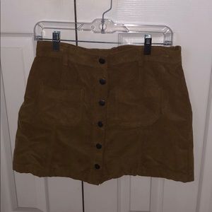 Corduroy skirt